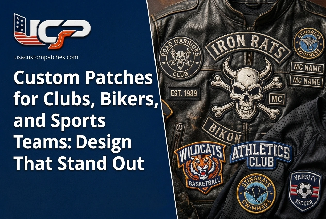 Custom Patches for Clubs, Bikers, and Sports Teams Design Ideas That Stand Out