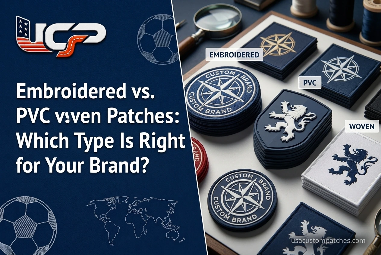 Embroidered vs. PVC vs. Woven Patches Which Type Is Right for Your Brand